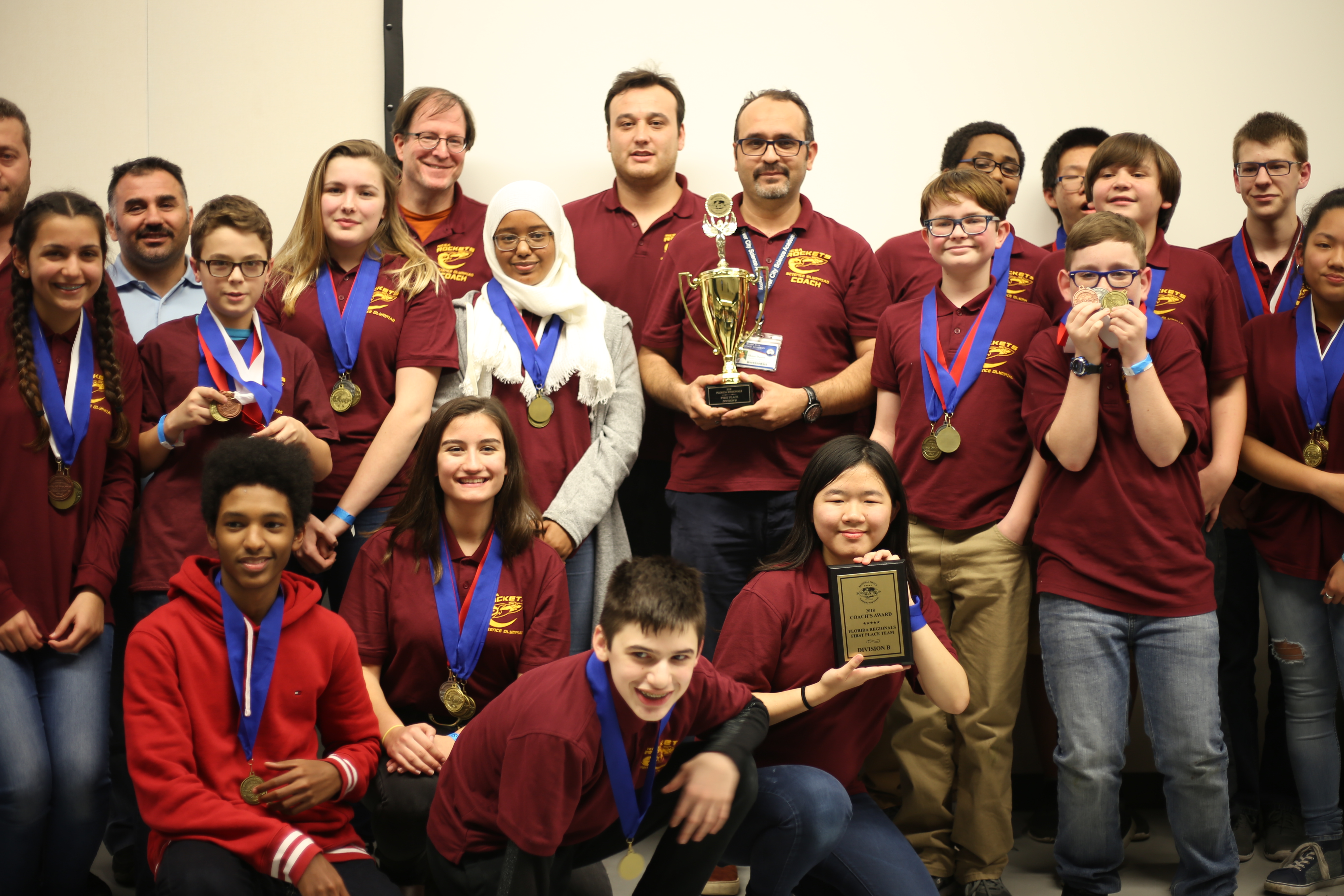 Middle High Science Olympiad Teams Take First and Second – RCSA Rocket Link